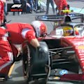 Lewis Hamilton was fined after an unsafe release from a pit stop, which ended in one of his Ferrari pit crew members being hit.