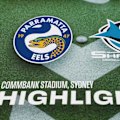 See all of the tries and big hits as human highlight reels Josh Addo-Carr and Ronaldo Mulitalo starred for the Eels and Sharks at CommBank Stadium to close out Round 26.