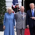 King Charles has farewelled the US, with Donald Trump praising the monarch as the 'greatest king'.