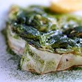 Good Food.Restaurant review. Cafe Paci in Darlinghurst. Cabbage, mussel butter, marrow, pomelo.Photo: Edwina Pickles. 4th Sept 2013.