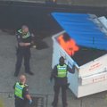 A man who allegedly led police on a chase across multiple Melbourne suburbs has been tracked to a rubbish bin where he was arrested.