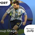 Argentina captain Lionel Messi breaks the World Cup goalscoring record with a brace against Austria.