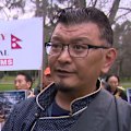 Melbourne’s Tibetan community has marched in solidarity with the hundreds killed and thousands missing after devastating floods.