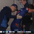 Johnathan Thurston discusses the injury to Warriors half Luke Metcalf. 