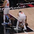 New York Knicks star Jalen Brunson hurts his knee on a freak play in game one of the NBA Finals.