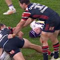 Harry Grant gives the Melbourne Storm a fright after flagging a hip concern.