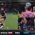 Panthers winger Tom Jenkins is sin binned for a professional foul against the Eels.