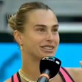 Aryna Sabalenka calls out a fans poor behaviour during the Miami Open final.