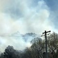 A major highway in Queensland was shut as a bushfire rages through Plainland in Queensland’s Lockyer Valley.
