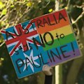 Hundreds of students took to the streets to protest against Pauline Hanson and One Nation.