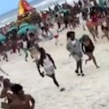 Terrified spring break beachgoers ran from a Florida beach when they heard gunshots nearby.