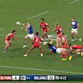 Connor Tracey throws a brilliant cut-out pass to put his skipper over the line.