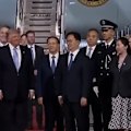 Donald Trump has arrived in Beijing for a high-stakes summit with Chinese leader Xi Jinping.