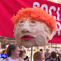 University and high school students across Australia skipped class to protest against One Nation and its leader Pauline Hanson.