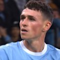 Phil Foden finishes a superb Manchester City movement against AEK Athens in the Champions League.