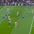 Gabriel seals a vital Arsenal victory with a headed goal in a 2-0 win over Everton.