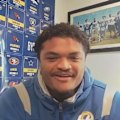 Rams NFL star Steve Avila speaks ahead of the first ever NFL game in Australia.