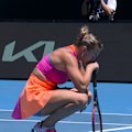 Casey Dellacqua was left stunned by an incredible moment Aryna Sabalenka watched as a ball she thought was going to sail long landed in the back of the court. 