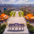 Aerial view of Chiang Kai Shek memorial hall in Taipei City

xx6Taipei 6 Six of the best Taipei Attractions Taiwan ; text byÂ Caroline Gladstone
cr:Â iStockÂ (reuseÂ permitted, noÂ syndication)Â 
