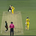 Annabel Sutherland hits the winning runs in the third ODI against Bangladesh.