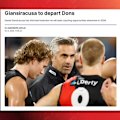 Daniel Giansiracusa dropped his own bomb on Essendon when he joined Hawthorn in the off season, and the reason for the move has been revealed.