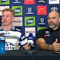 Cowboys captain Tom Dearden explains his frustration with the set restarts.