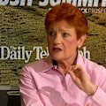 The One Nation leader appeared to confuse different measures of migration during the News 24 Bush Summit.