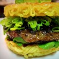 Ramen burger.