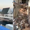 A powerful earthquake with several aftershocks struck has hit Indonesia, damaging buildings and triggering a tsunami warning.