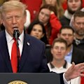 US President Donald Trump is campaigning in key western states ahead of the November midterm elections.