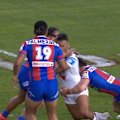 Greg Marzhew could be in some hot water after being pinged for a high shot on Dragons winger Setu Tu.