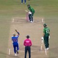 India takes the final wicket to complete a 61-run victory over bitter rival Pakistan at the T20 World Cup.