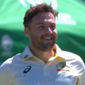 Josh Inglis scores an important Test century during the third Test against South Africa.