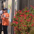 A passerby was knocked to the ground outside a One Nation lunch  in Ascot Vale, prompting a police investigation.