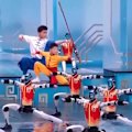 Humanoid robots in China have performed backflips and advanced martial arts at the Chinese New Year Gala.