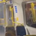 Passengers on a Melbourne train were left scrambling after the carriage was rocked by multiple explosions, caused by an overhead power fault.