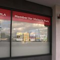 An armed man has threatened staff at a Perth MP's electorate office, police allege.