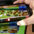 Choice's Cluck AR app in action at a Woolworths store