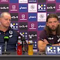 Patrick Carrigan says the Broncos playing group are still supporting head coach Michael Maguire.