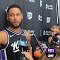 Ben Simmons has his first press conference as a Sacramento Kings player.