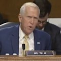 Republican senator Thom Tillis has lashed Secretary of Homeland Security at a heated hearing.