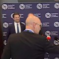 One Nation leader Pauline Hanson has been caught swearing as her adviser told a reporter to 'shut up'.