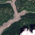 Satellite imagery has shown the devastating impact of the flash floods that hit Nepal and China this week.