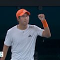 Learner Tien takes out the second-set tiebreak in his quarter final against Alexander Zverev.