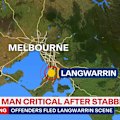 Two teens aged 16 have been arrested after a man was allegedly stabbed in Melbourne.