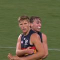 Geelong gets home by eight points in a thriller against Adelaide in the AFL.