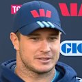 NSW State of Origin playmaker Mitchell Moses cops a barrage of questions about his hamstring issue ahead of game two.