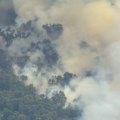 Anxious families have poured into evacuation centres near the Otways as a bushfire emergency escalates.