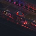 New York police have fatally shot a man after he attempted to climb the Brooklyn Bridge.