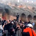 Angry demonstrators forced their way into the world-renowned site to vent their anger.